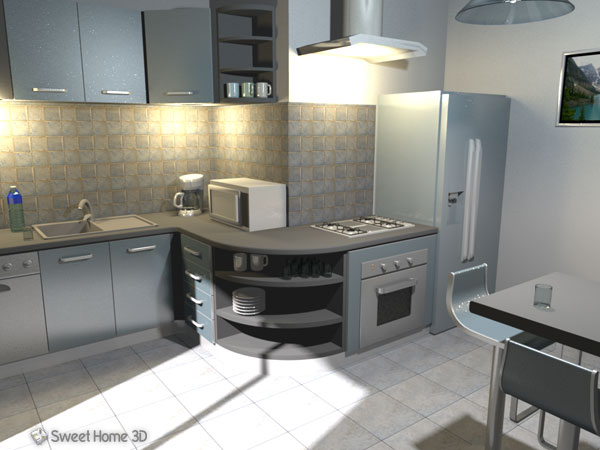 Sweet home 3d : gallery Rendering 3d gratis