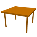 Table carrée par eTeks