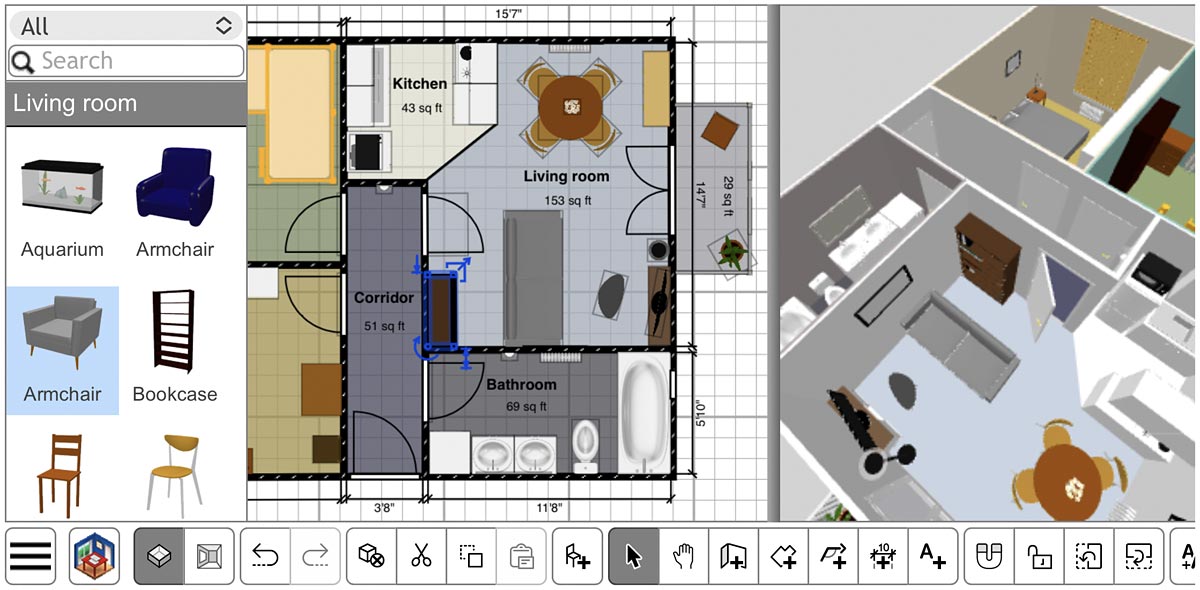 Sweet home 3d