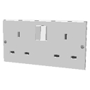 Wall double socket by Jay-Artist