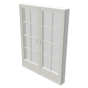 Double door window small panes by Ola-Kristian Hoff