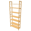 Pinewood rack full height by Dingenskirchen