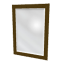 Rectangular mirror by Emmanuel Puybaret