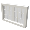 Double small window 3x3 panes by Ola-Kristian Hoff