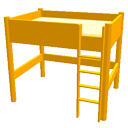 Loft bed 140x190 by eTeks