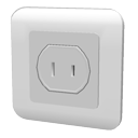 Wall type A plug by Scopia