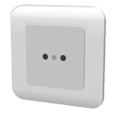 Wall type C plug by Scopia