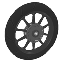 Motorbike wheel by Scopia