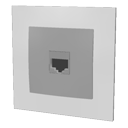 Square RJ45 plug by Scopia