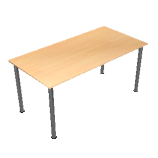 Wooden table by Scopia