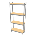Shelves storage steel