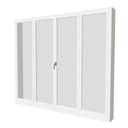 Quadruple French window