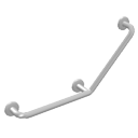 Angled grab bar