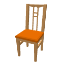 Chaise Orange