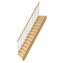 Steep staircase