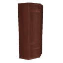 Angle wardrobe cherry