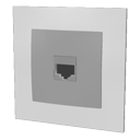 Square RJ45 plug
