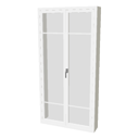 Double French window 3 panes