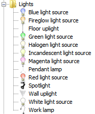 default lights