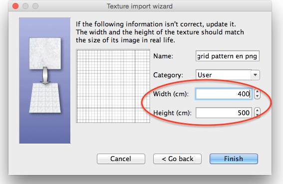 adjust texture