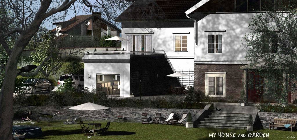 house and garden