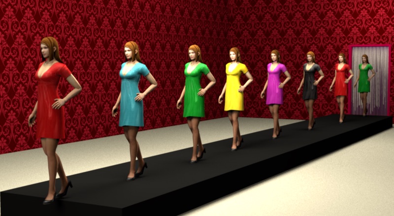 multicolor dresses