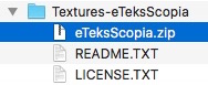 textures file in zip