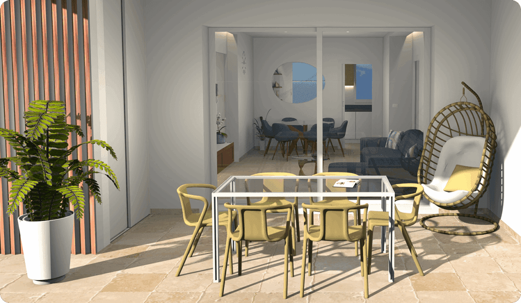 Visualizza i progetti in 2D e 3D